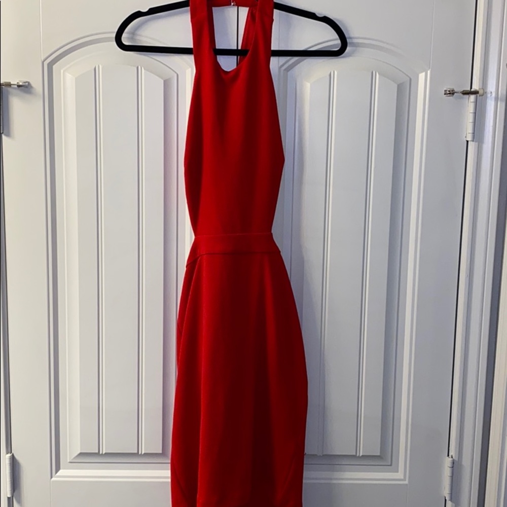 Red dress